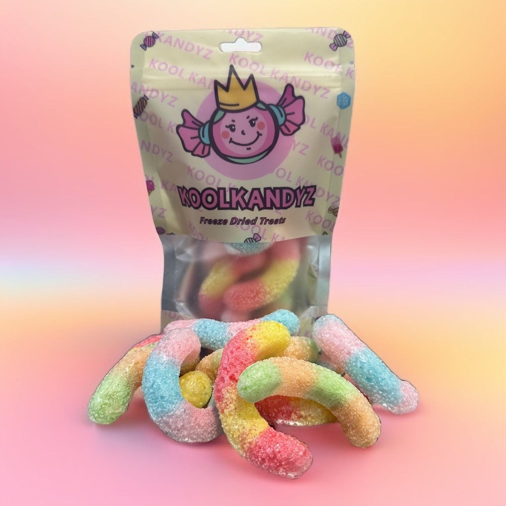 Freeze Dried Sour Worms