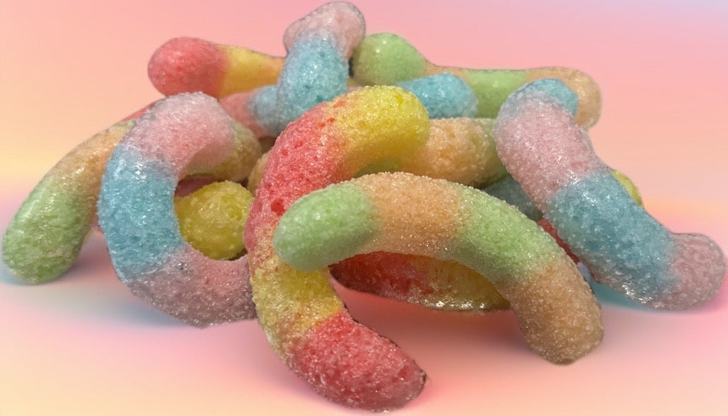Freeze Dried Sour Worms